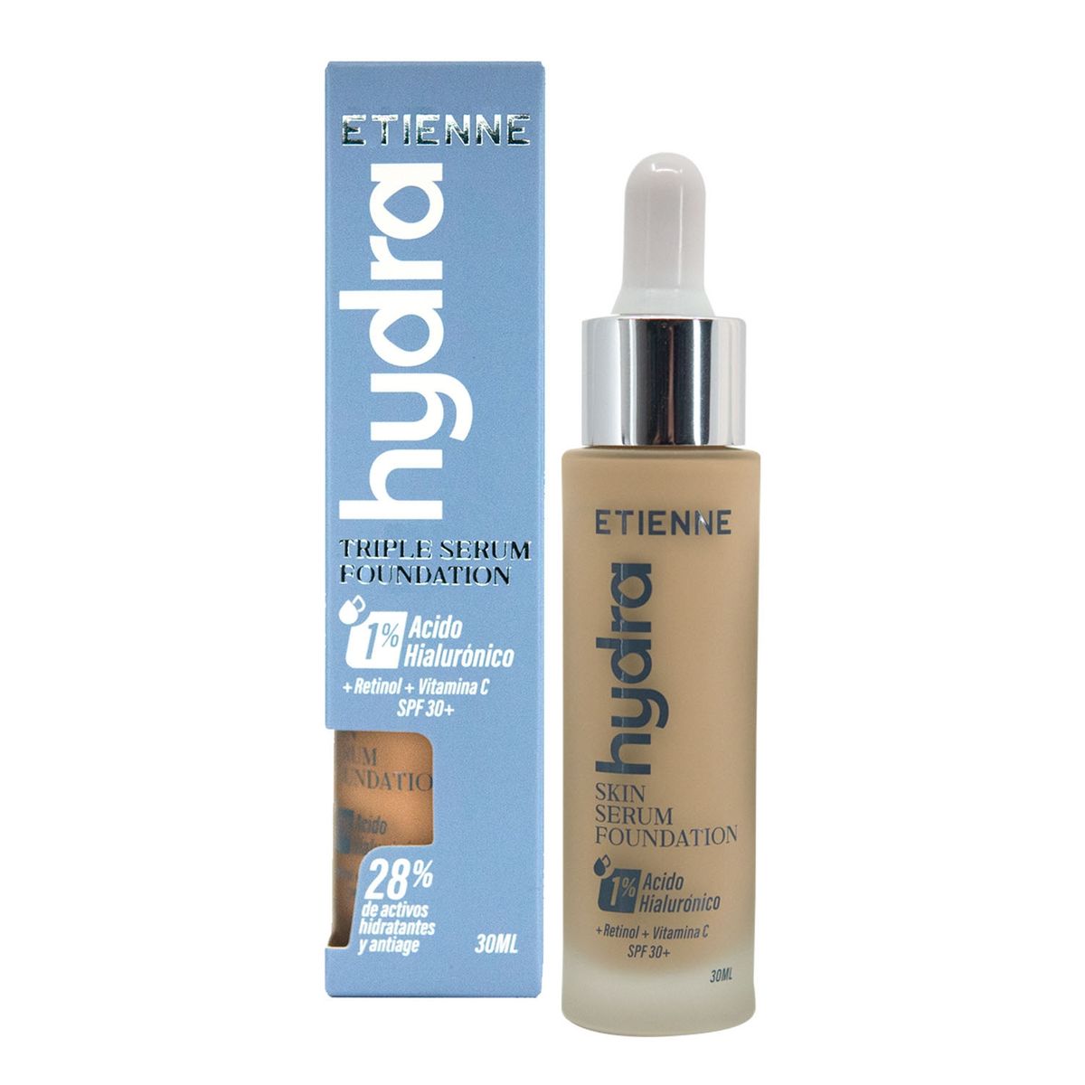 ETIENNE - Serum y Base de Maquillaje Medium Hydra 30ml Etienne
