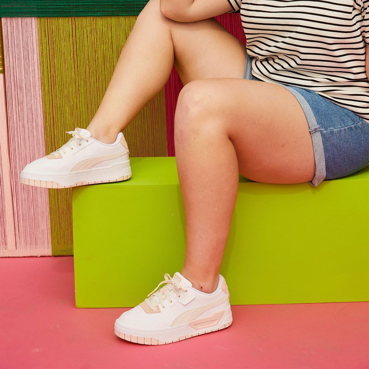 PUMA - Cali Dream Colorpop Zapatilla Urbana Blanco Mujer Puma