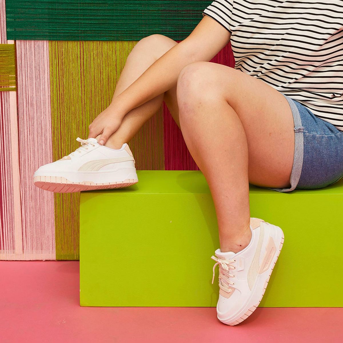 PUMA - Cali Dream Colorpop Zapatilla Urbana Blanco Mujer Puma
