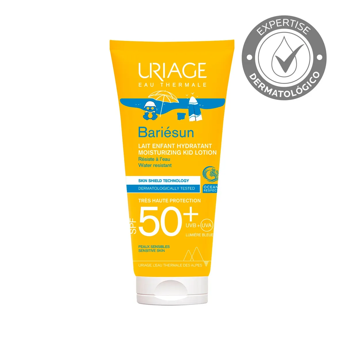 URIAGE - Protector Solar Bariésun Leche Hidratante Niños FPS 50+ 100 ml de Uriage