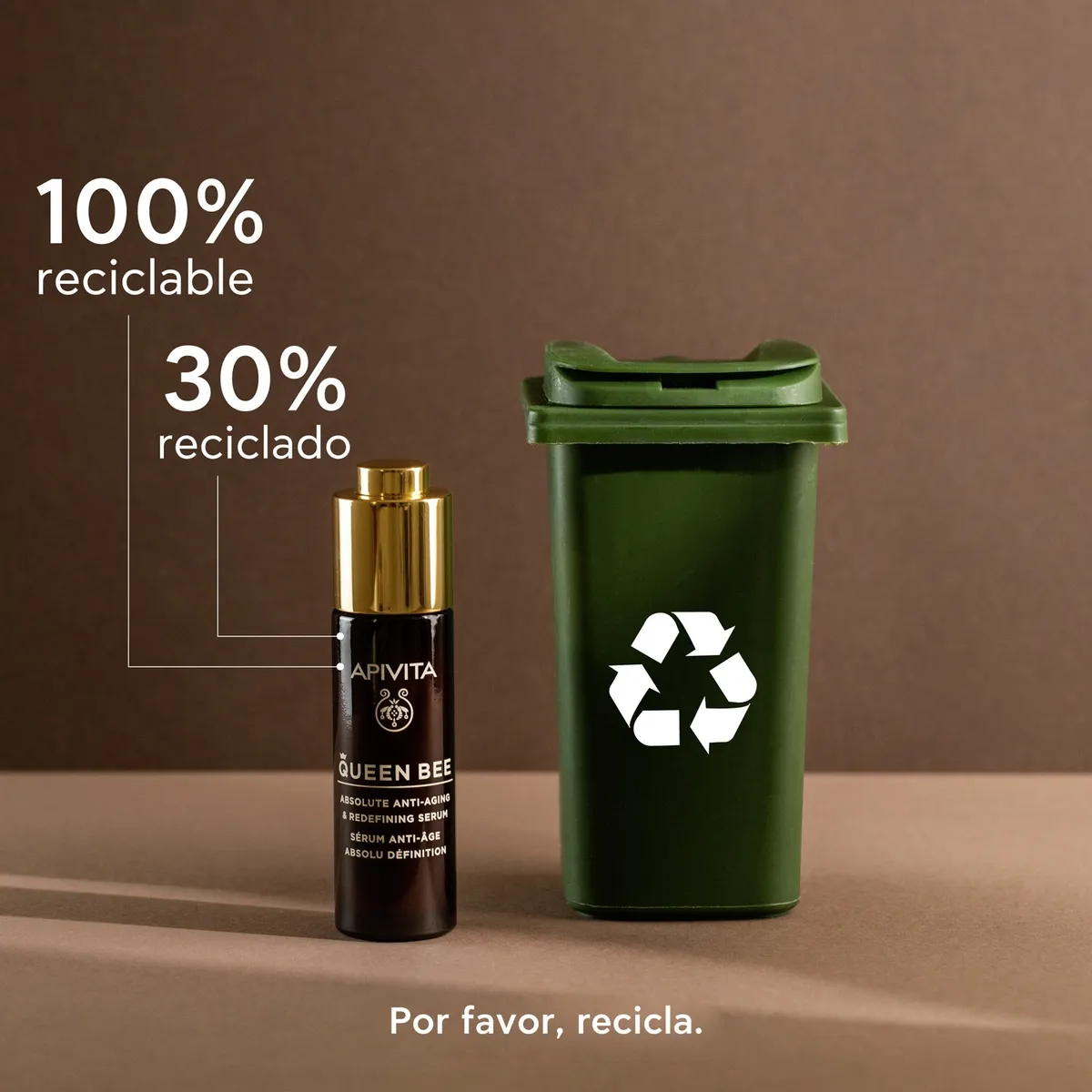 APIVITA - Sérum Redensificante Anti-edad Absoluto QUEEN BEE 30 ml Apivita