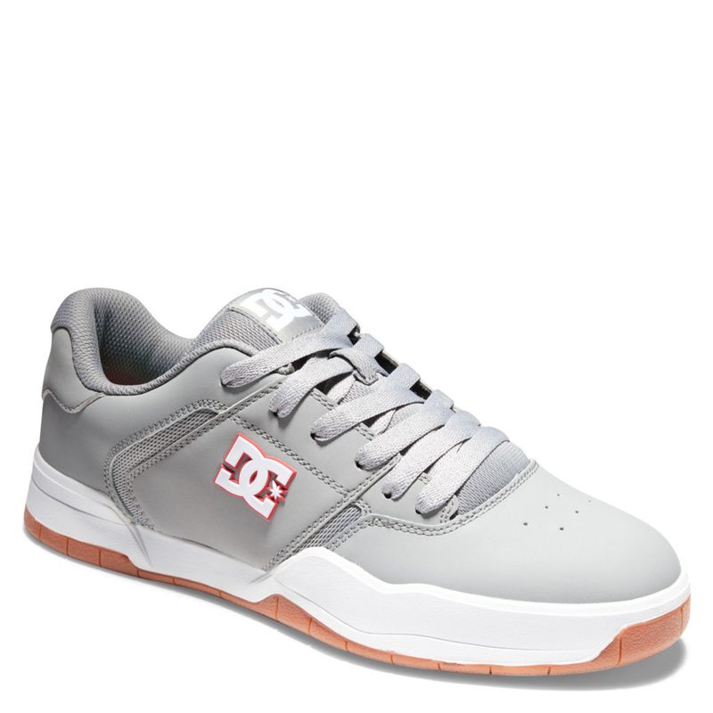 DC SHOES - Central M Shoe Xs Zapatilla Urbana Hombre Cuero Gris DC Shoes