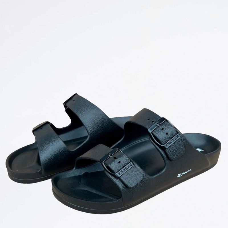 FROENS - Sandalia Hombre Negro Froens