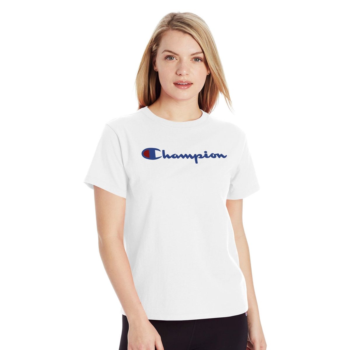 CHAMPION - Champion Polera Manga Corta Algodón Mujer