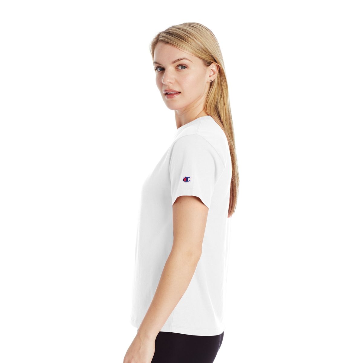 CHAMPION - Champion Polera Manga Corta Algodón Mujer