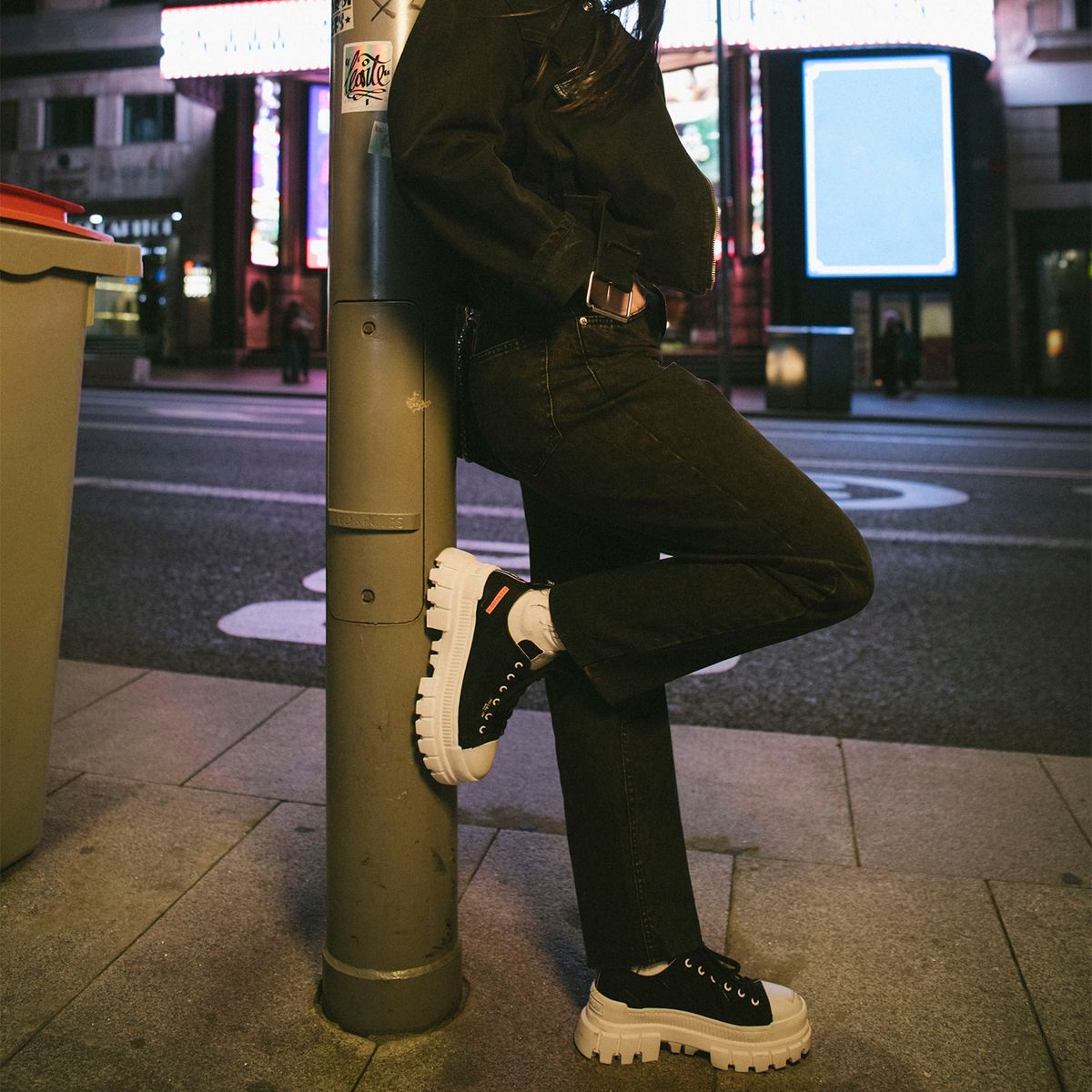 PALLADIUM - Revolt Lo Tx Zapatilla Urbana Mujer Negro Palladium