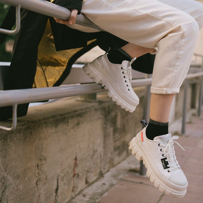 PALLADIUM - Palladium Zapatilla urbana mujer blanco