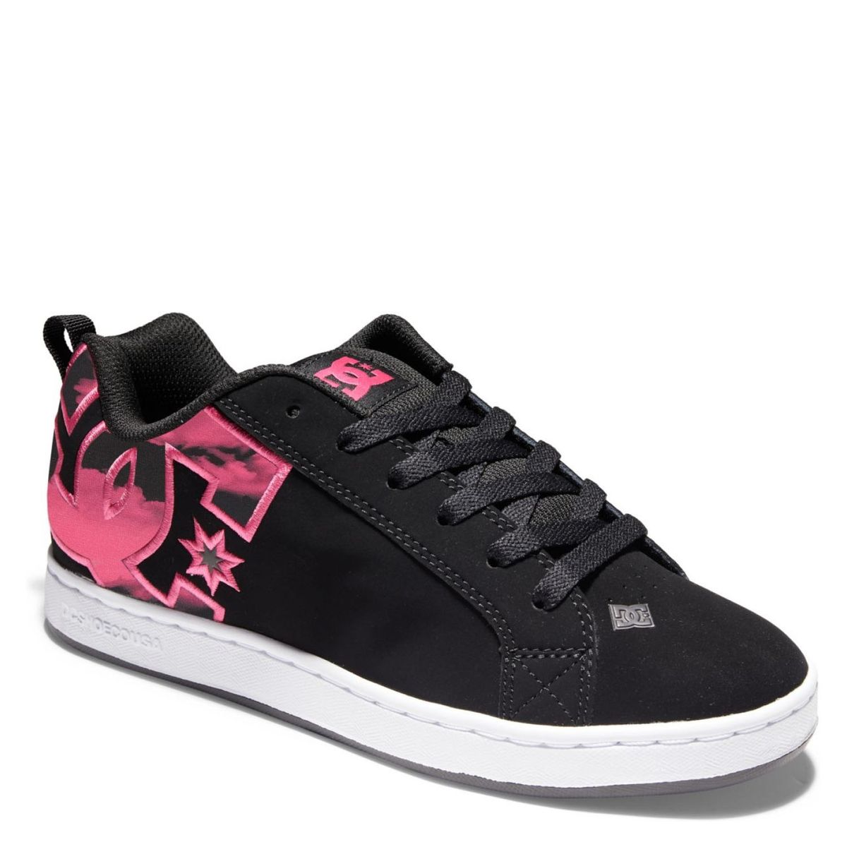 DC SHOES - Court Graffik J S Zapatilla Urbana Mujer Cuero Negro DC Shoes