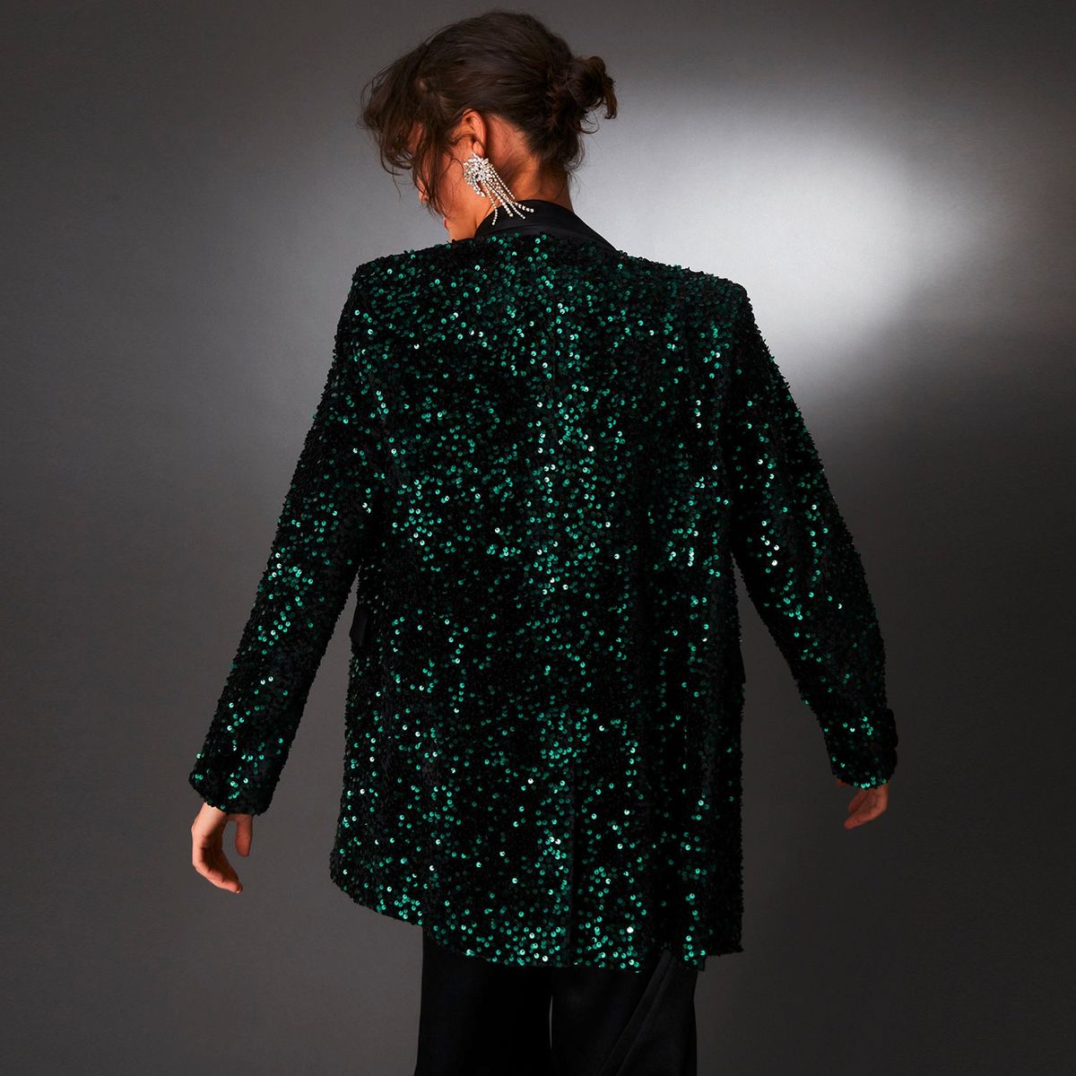 BASEMENT - Basement Blazer Mujer Fran Larrain Night