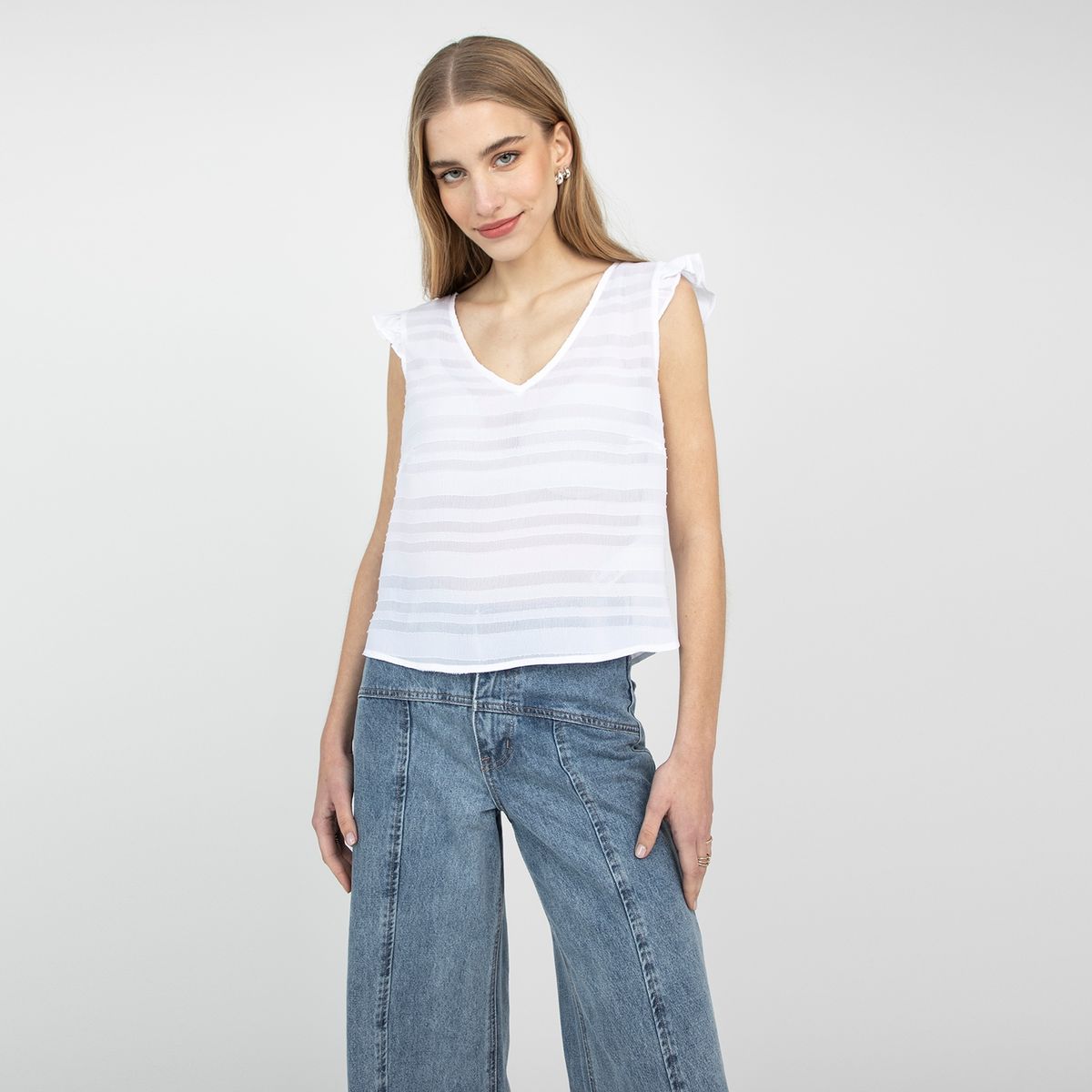 IO - Blusa Manga Corta Mujer Io