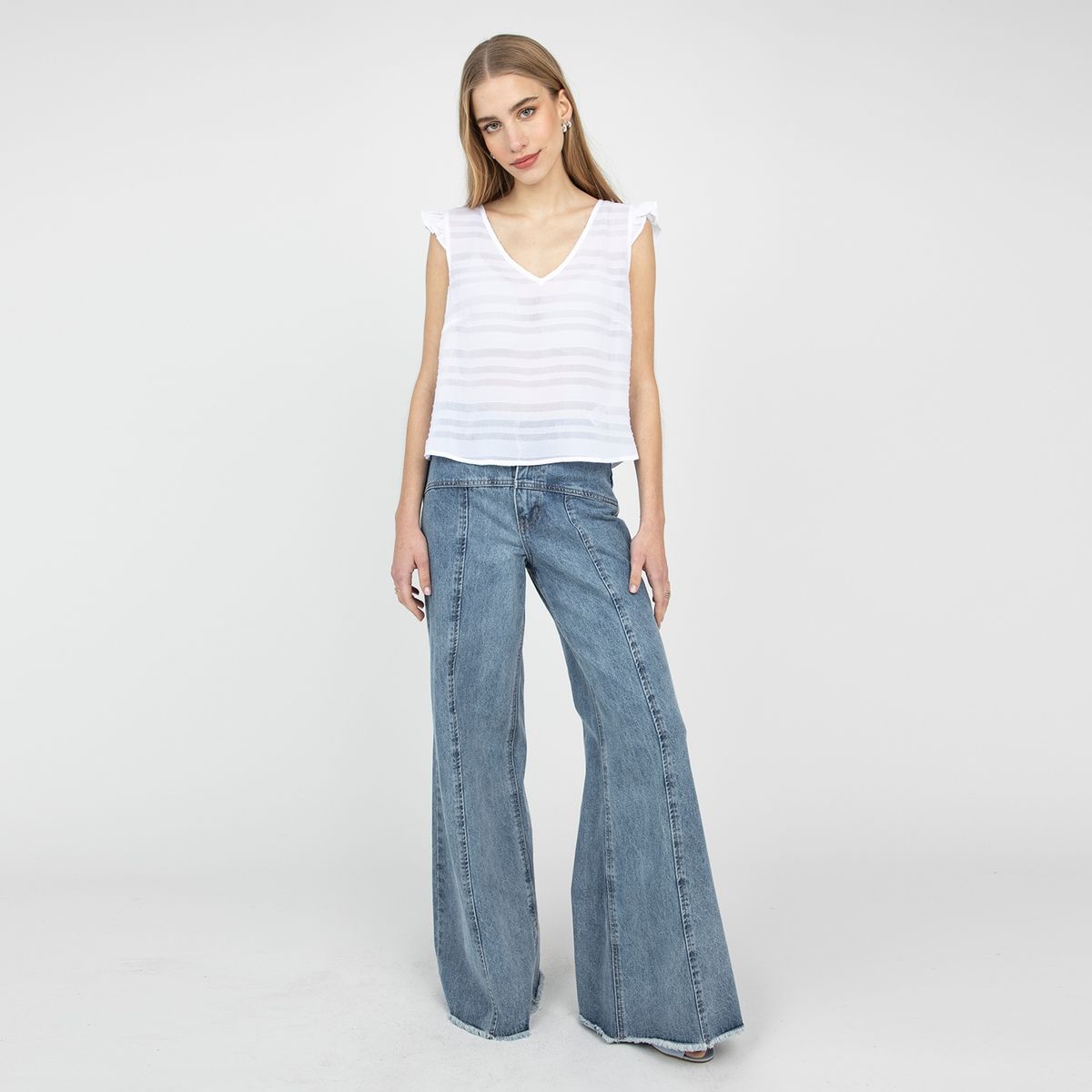 IO - Blusa Manga Corta Mujer Io