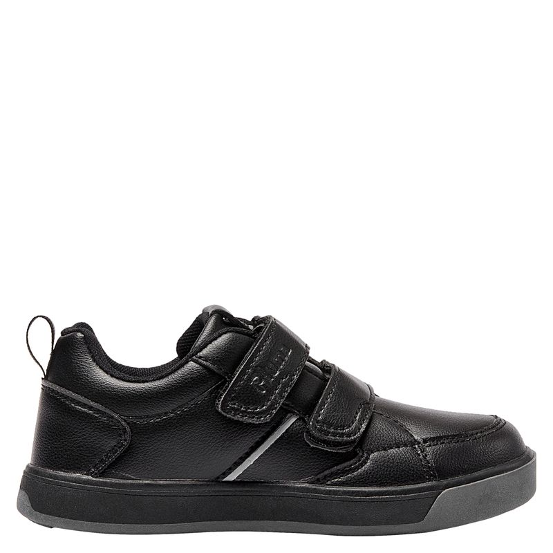 PLUMA - Zapatilla Escolar Niño Negro Pluma (28 a 33)