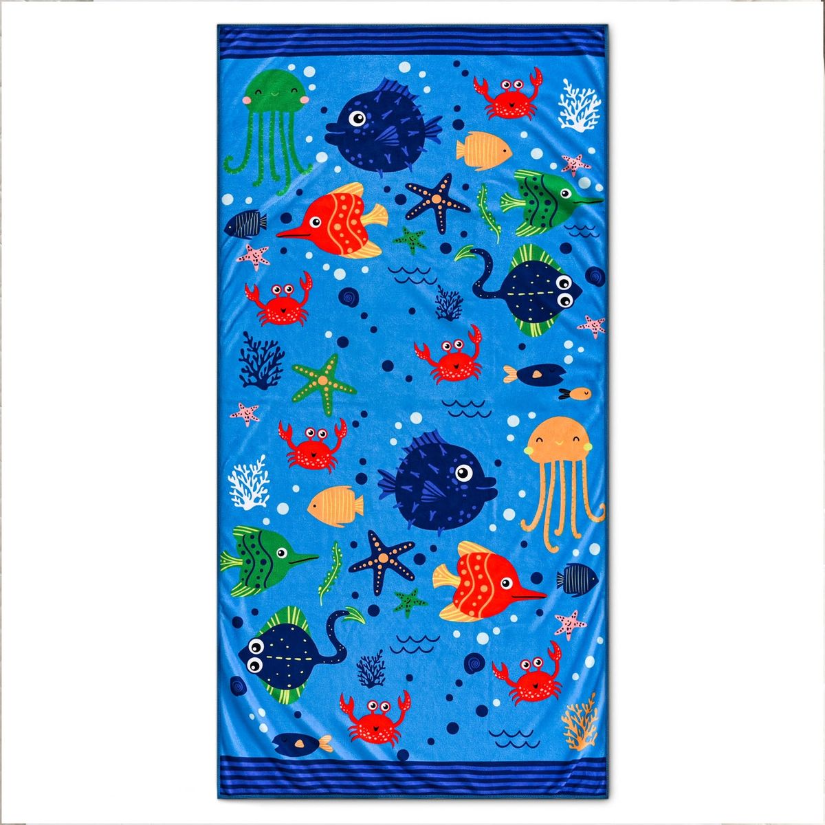 AMERICAN FAMILY - Toalla De Playa Azul American Family