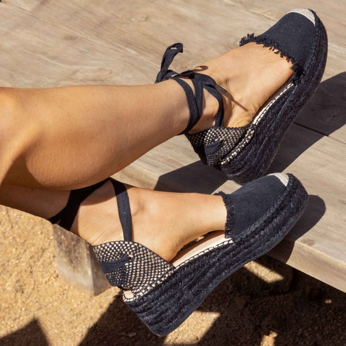 URCO - Alpargata Mujer Negro Urco