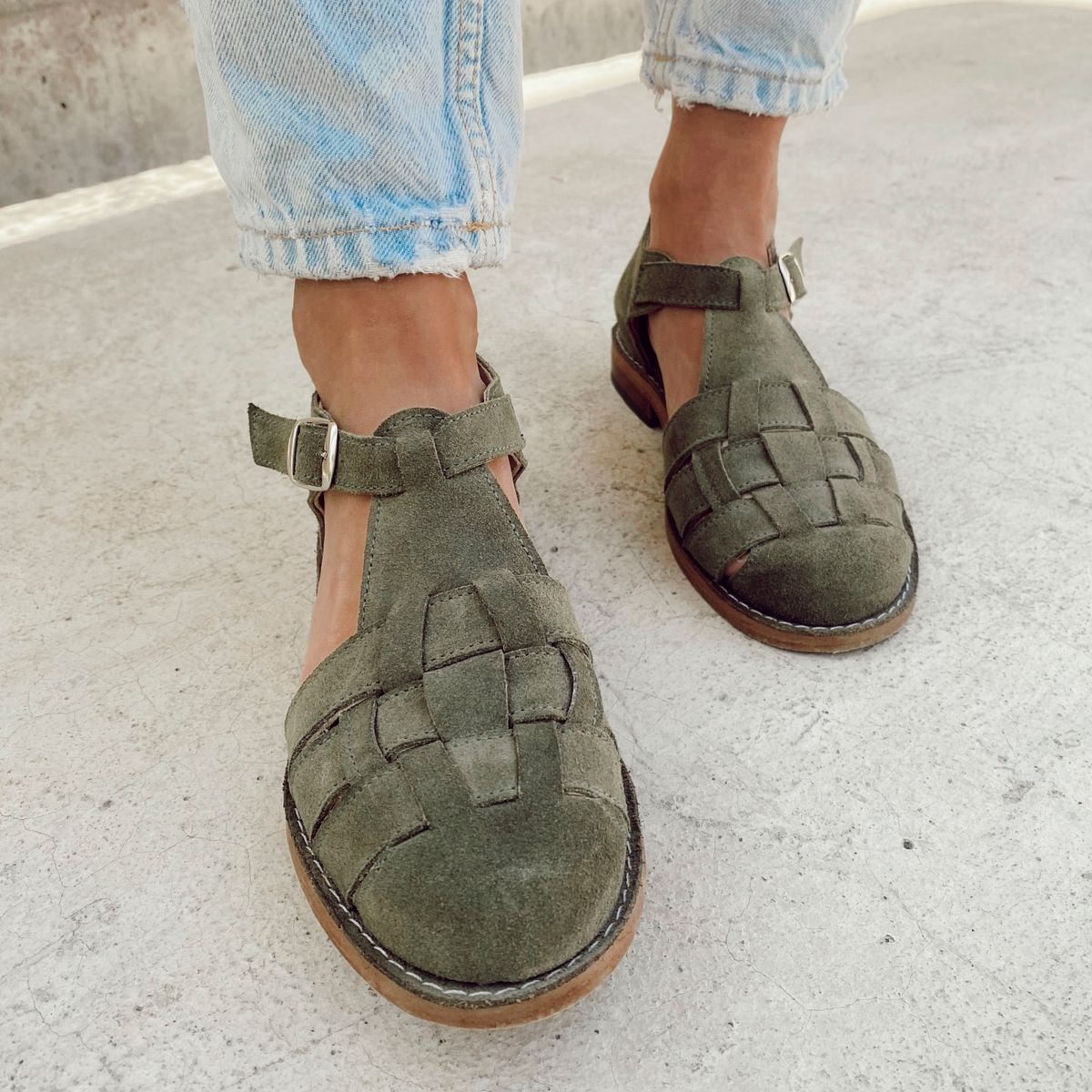 URCO - Urco Zapato Casual Mujer Cuero Verde