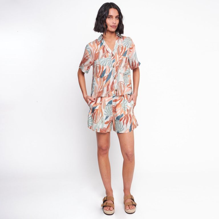 FROENS Short Lino Mujer