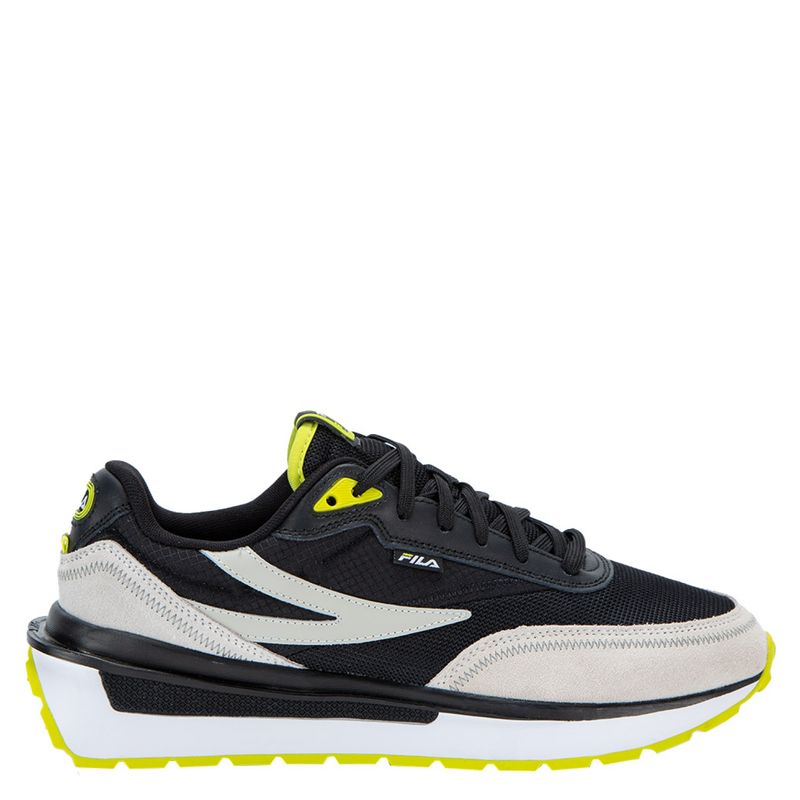 FILA - Renno Zapatilla Urbana Hombre Negro Fila