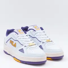 FILA - Teratach 600 Zapatilla Urbana Hombre Cuero Blanco