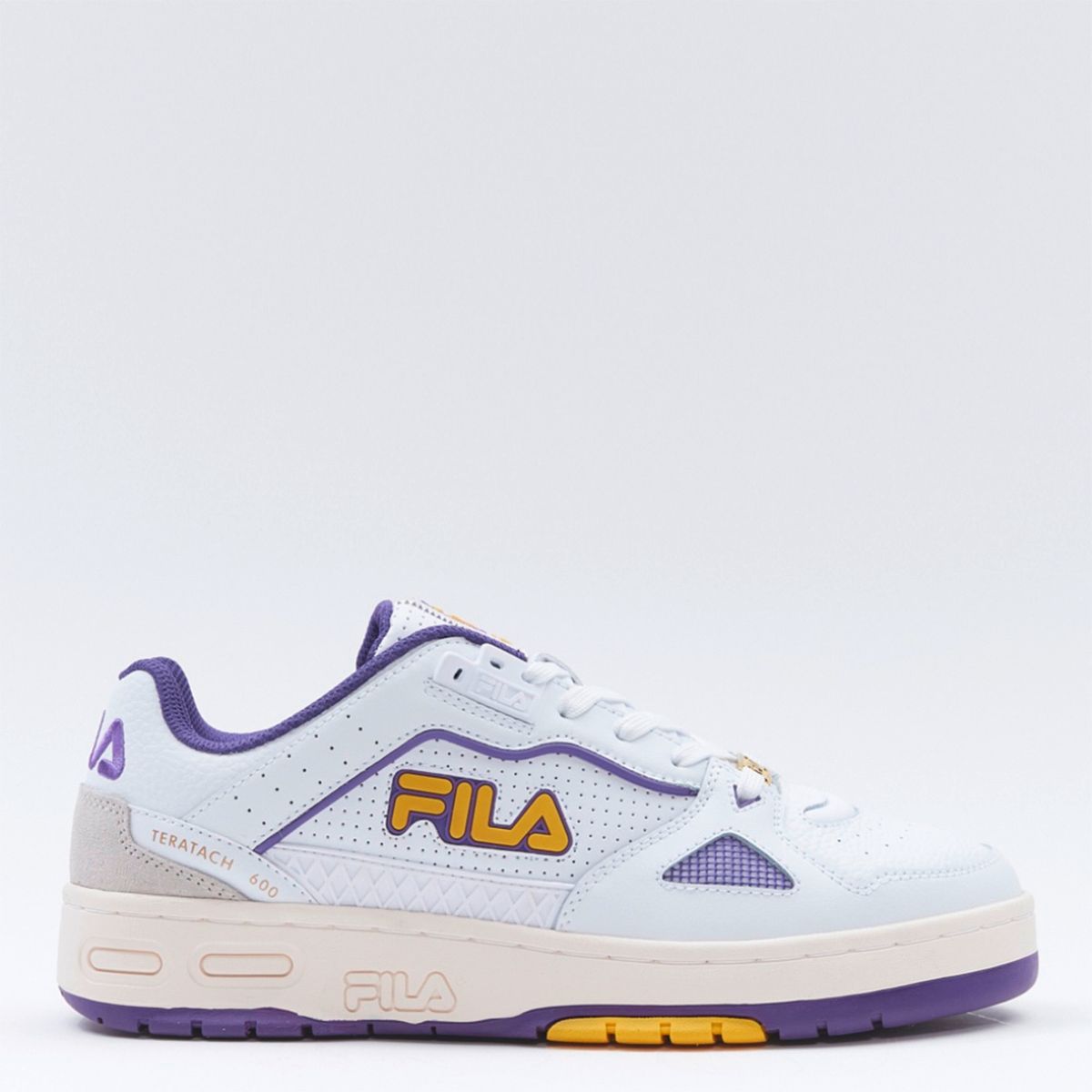 FILA - Teratach 600 Zapatilla Urbana Hombre Cuero Blanco Fila