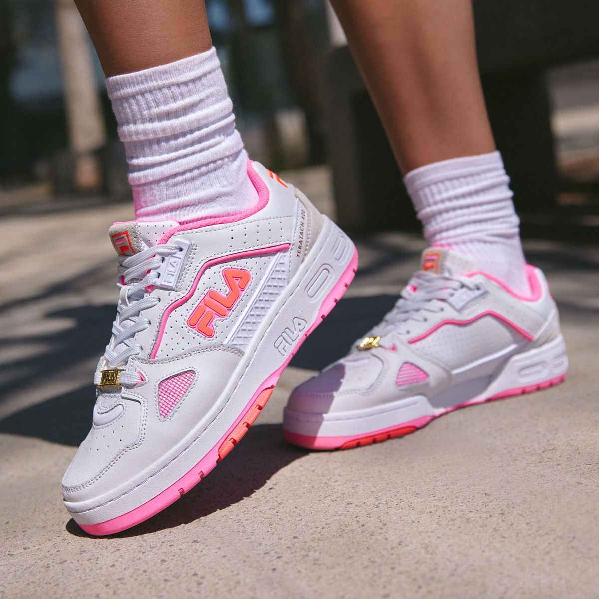 FILA - Teratach 600 Zapatilla Urbana Mujer Blanco Fila