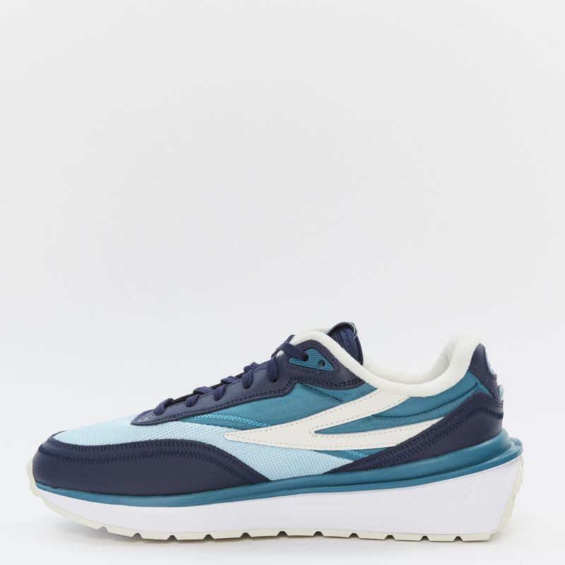 FILA - Renno Zapatilla Urbana Mujer Cuero Azul Fila