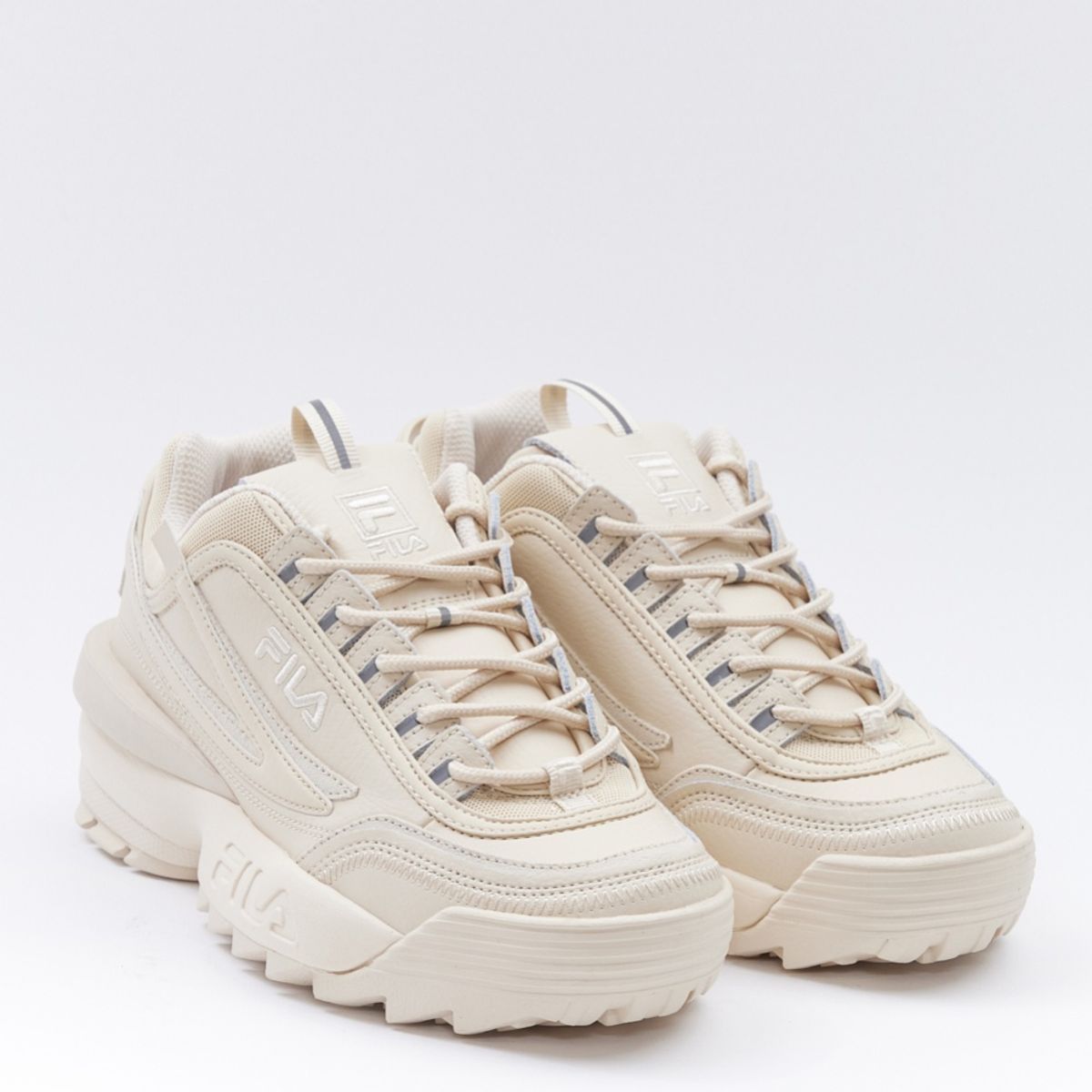 FILA - Disruptor Ii Exp Zapatilla Urbana Mujer Beige/Khaki Fila