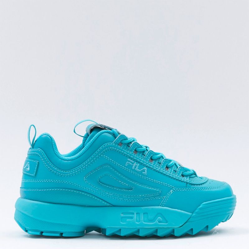 FILA - Disruptor Ii Premium Zapatilla Urbana Mujer Azul Fila