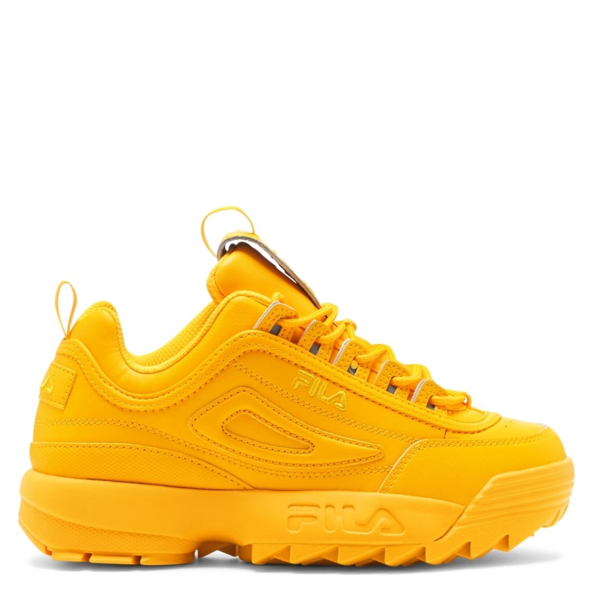 FILA - Disruptor Ii Premium Zapatilla Urbana Mujer Amarillo Fila