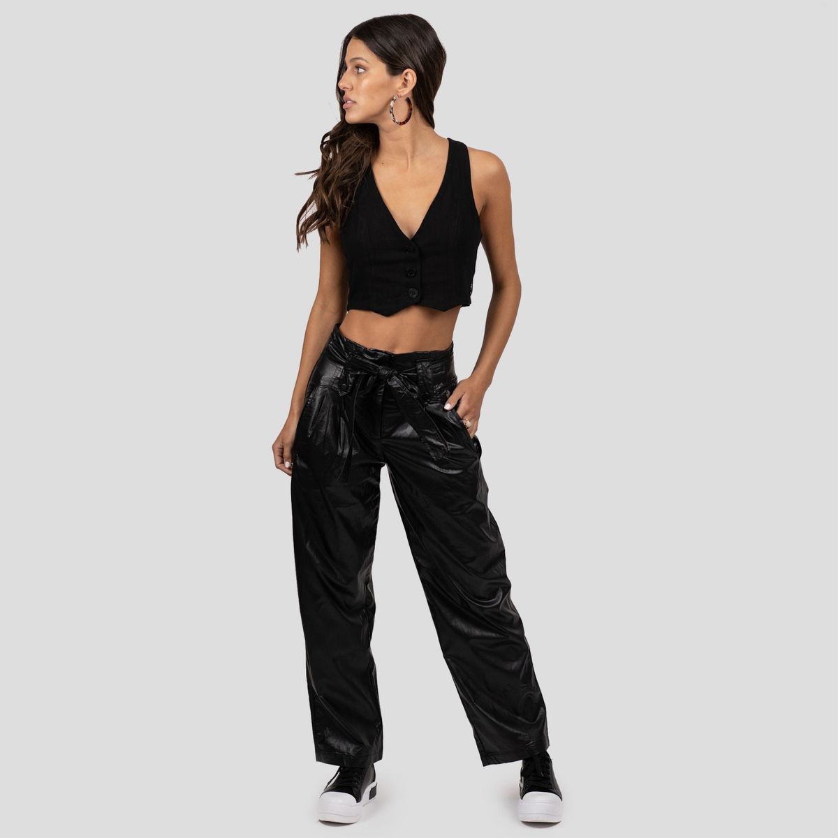 LOLITA POCKET - Pantalón Tiro Alto Mujer Lolita Pocket