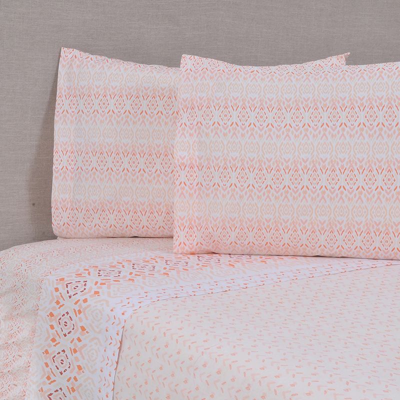 MASHINI - Sábana Estampada 144 Hilos Canela Mashini