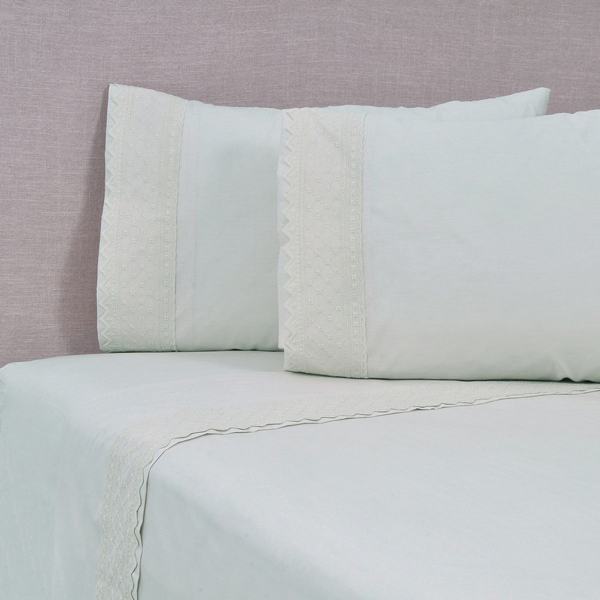 MASHINI - Sábana Broderie Bricks Mashini