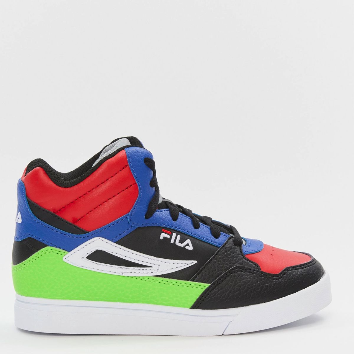 FILA - Everge Zapatilla Urbana Niño Negro (29 a 33.5) Fila