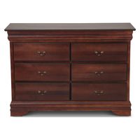 Cómoda 6 cajones Miro Chocolate