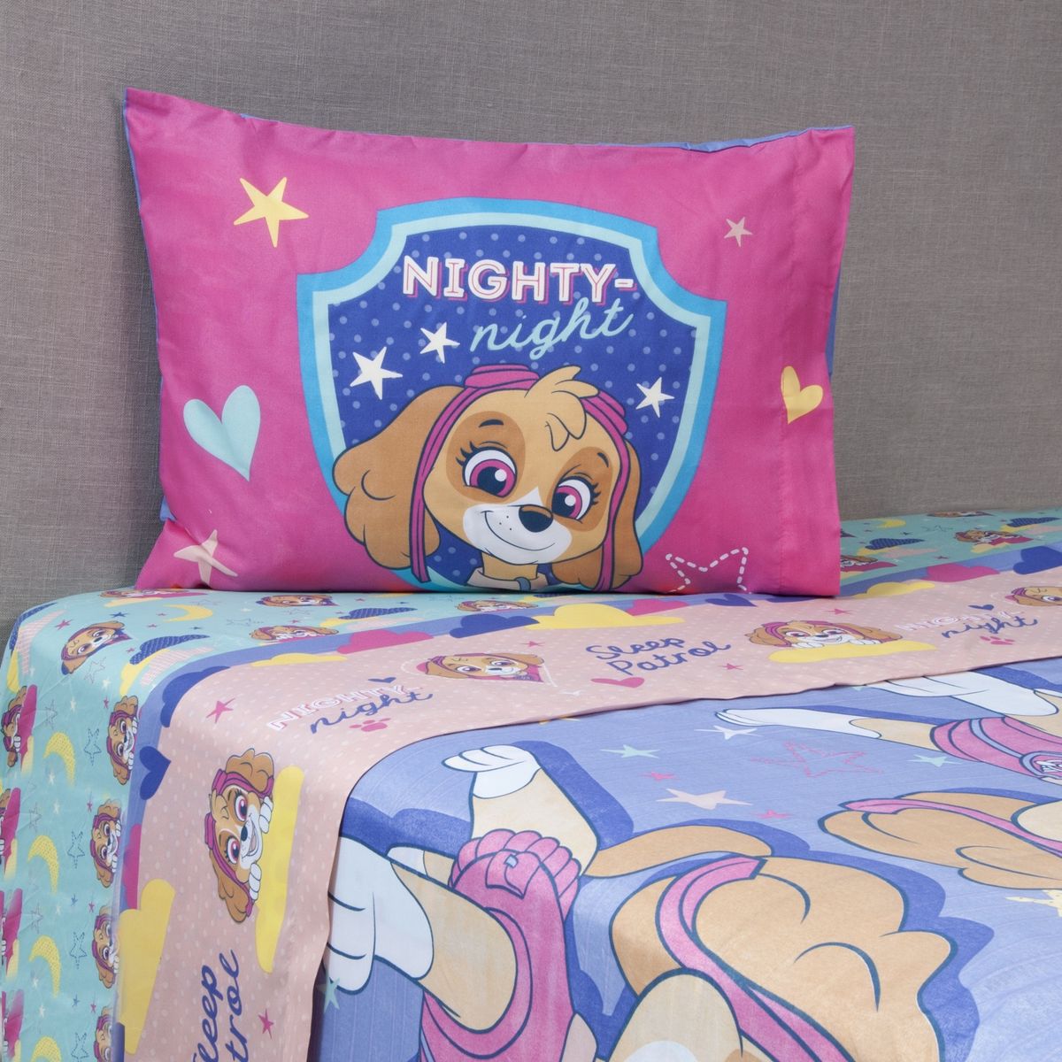 PAW PATROL - Sábana MF Single Paw Patrol-Niña Skye Paw Patrol Niña