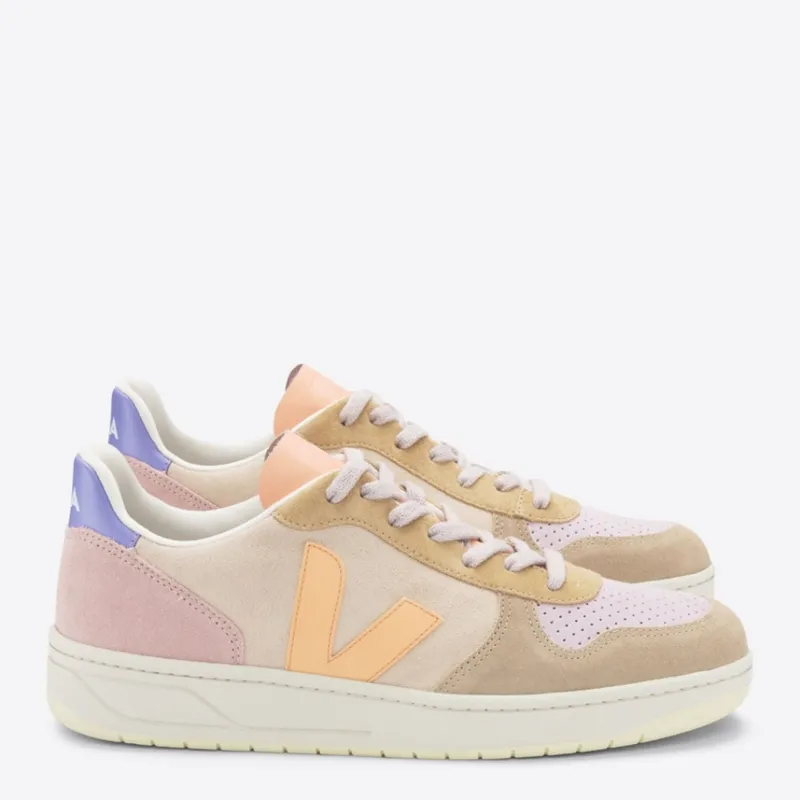 VEJA - V-10 Zapatilla Urbana Mujer Naranjo Veja