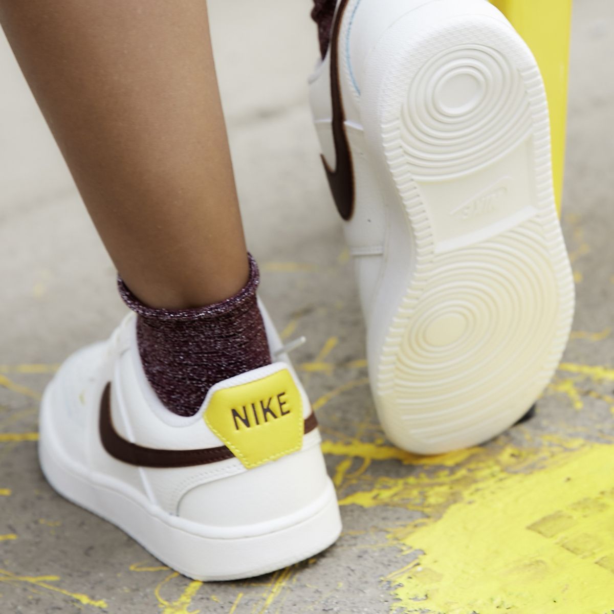 NIKE - Court Vision Low Zapatilla Urbana Mujer Blanco Nike