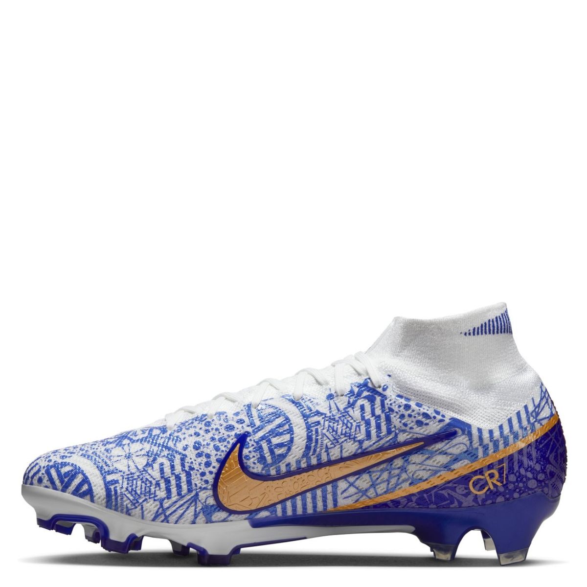 NIKE - Zoom Superfly 9 Elite Cr7 Fg Zapatilla Fútbol Hombre Blanco Nike