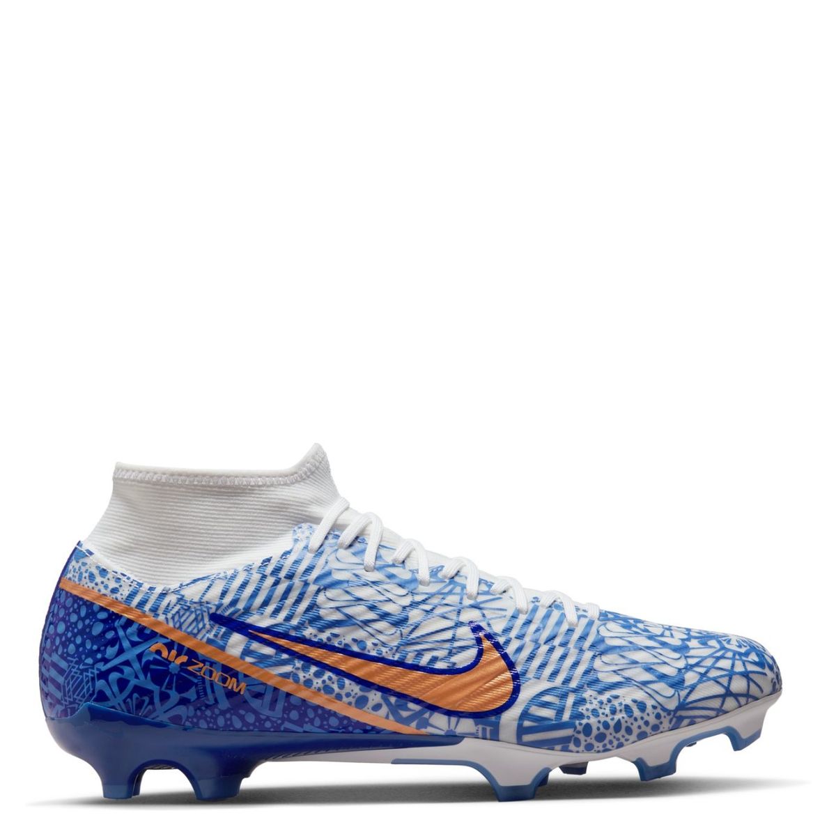 NIKE - Nike Zoom Superfly 9 Acad Cr7 Fg/Mg Zapatilla Fútbol Hombre Blanco