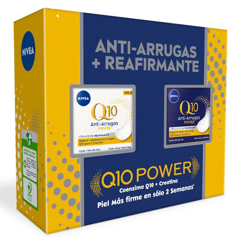 NIVEA - Pack Rutina NIVEA Q10 Anti-arrugas Día 50ml + Noche 50ml