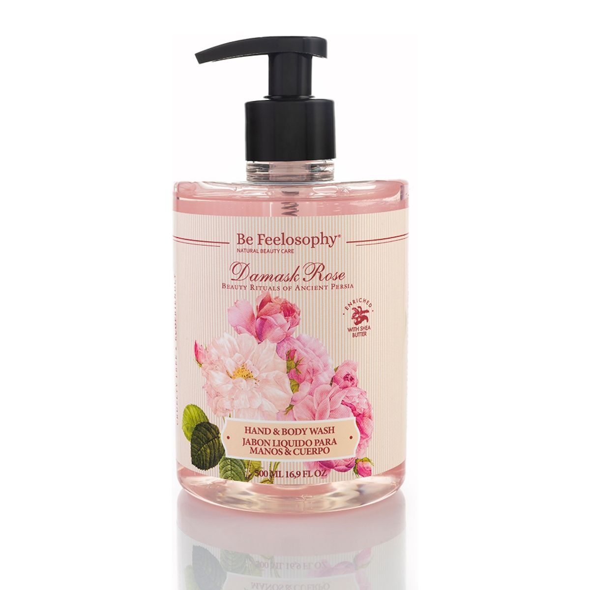 BE FEELOSOPHY - Jabón Manos Damaskrose 500 Ml Be Feelosophy