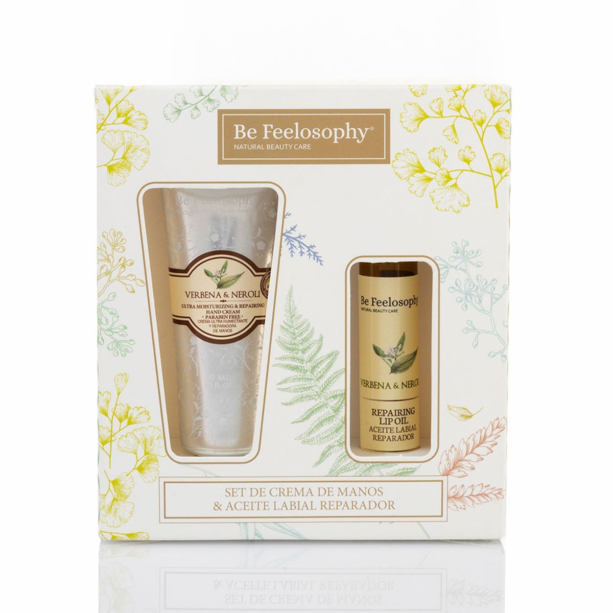 BE FEELOSOPHY - Kit Crema De Manos Y Labial Verbena Acondicionante Be Feelosophy