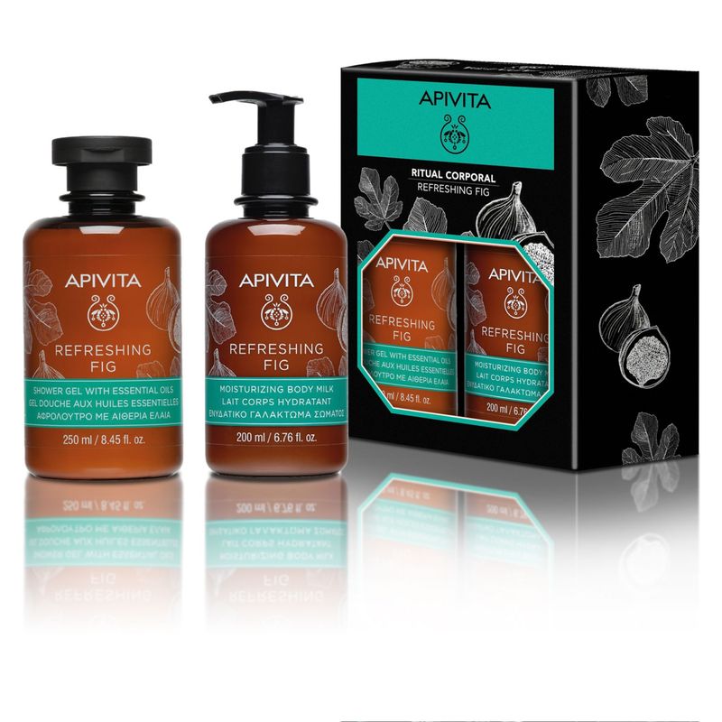 APIVITA - Set Ritual Corporal Refreshing Fig Shower Gel 250Ml Y Loción Corporal 200Ml Apivita