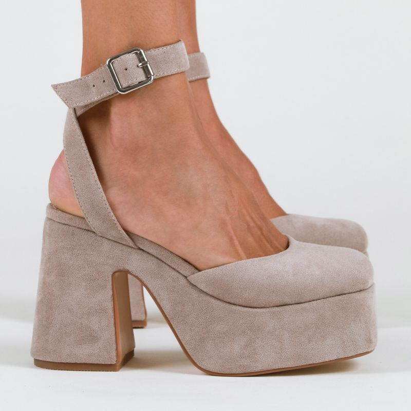 MIM - Sandalia Mujer Beige Mim