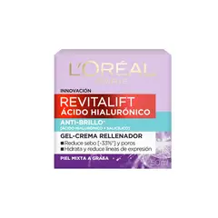 DERMO EXPERTISE - Crema Gel Oil Control Revitalift Ácido Hialurónico