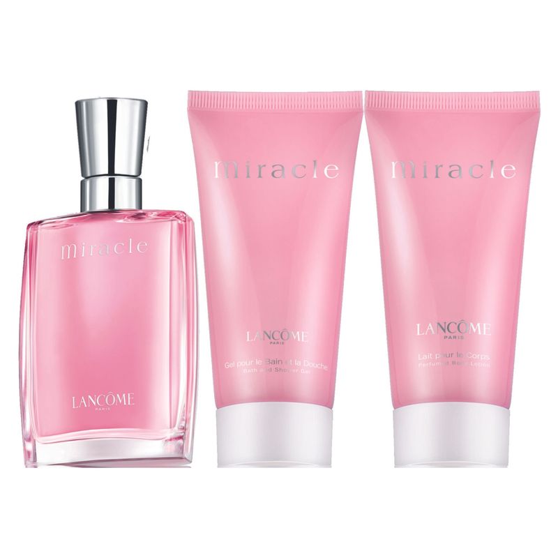 LANCOME - Set MIRACLE EDP 30ml + Miracle Body Lotion 50ml + Miracle Shower Gel 50ml LANCOME