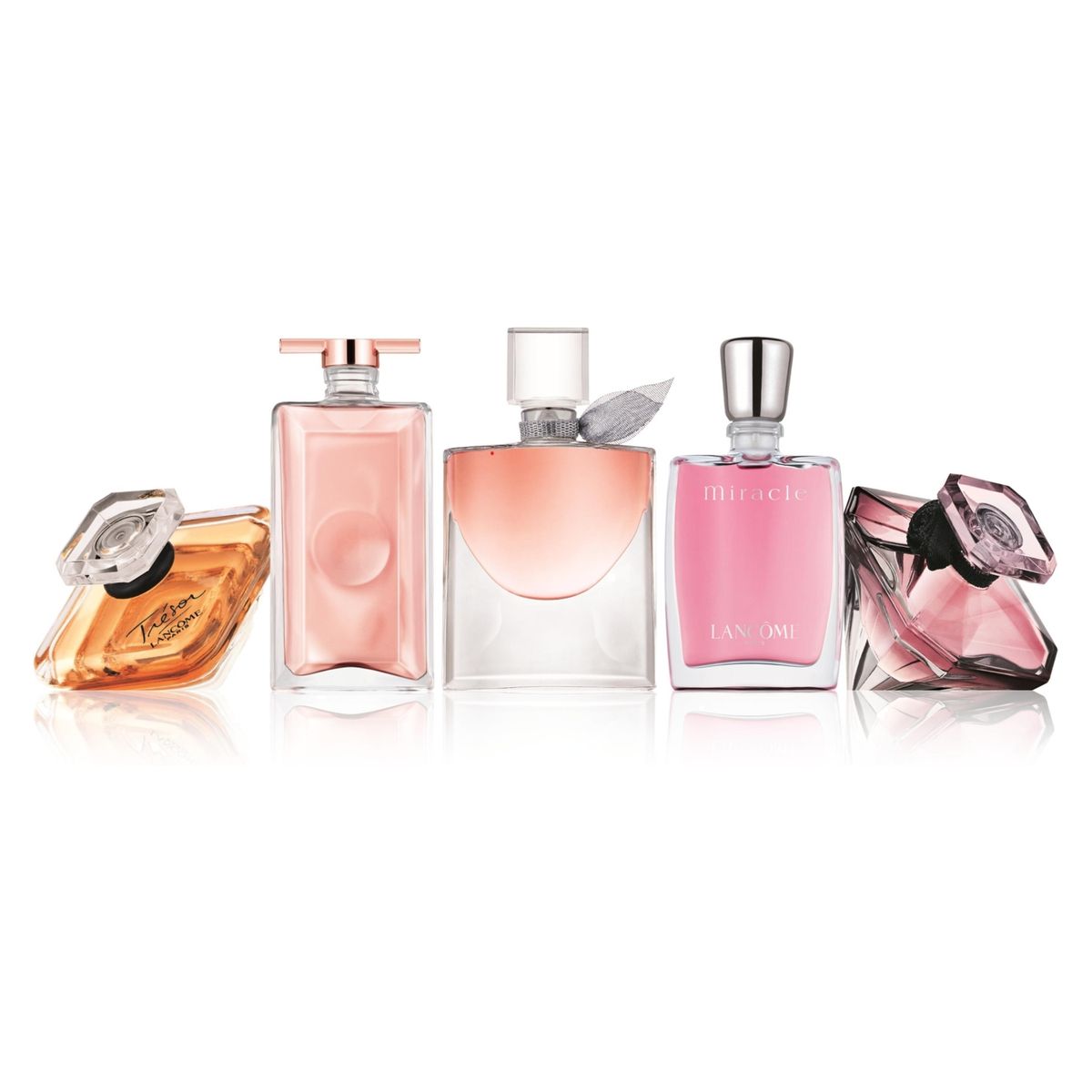 LANCOME - Set Perfume Mujer Miniaturas Lancome Trésor Edp 7,5Ml + La Nuit Tresor Edp 5Ml + La Vie Est Belle Edp 4Ml + Miracle Edp 5Ml + Idole Edp 5Ml Lancome