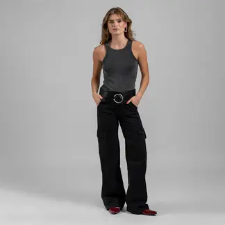 LOLITA POCKET - Jeans Juana Negro
