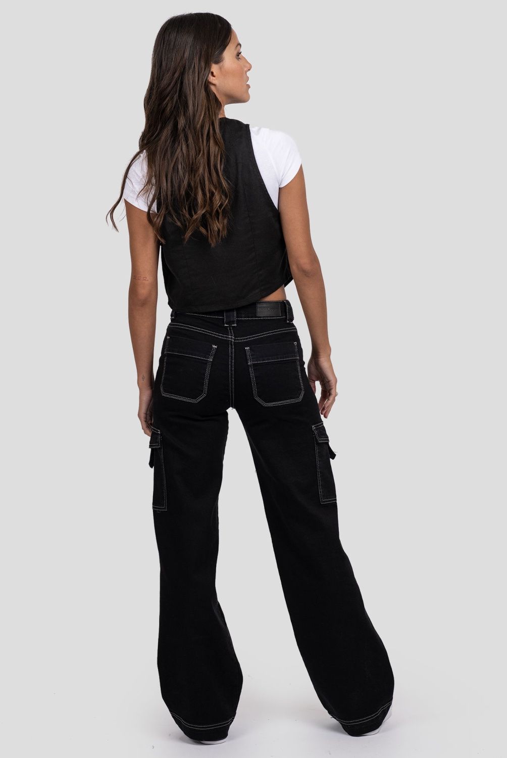 LOLITA POCKET - Jeans Cargo Tiro Alto Mujer Lolita Pocket