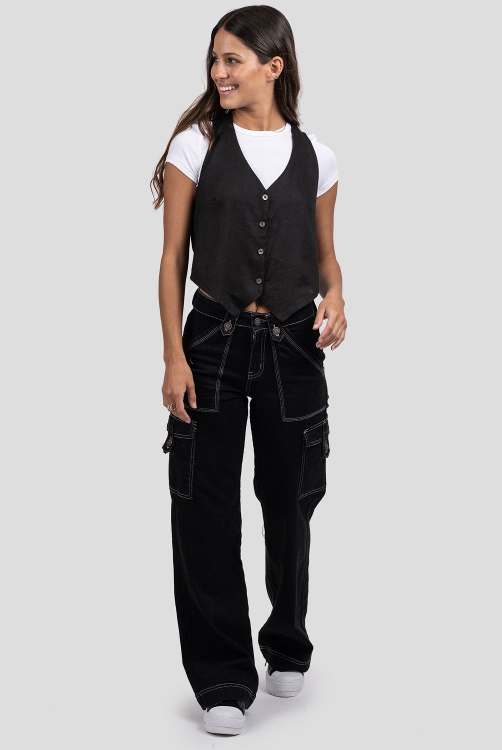 LOLITA POCKET - Lolita Pocket Jeans Mujer Alto