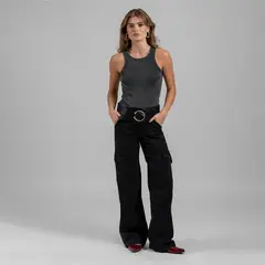 LOLITA POCKET - Jeans Juana Negro